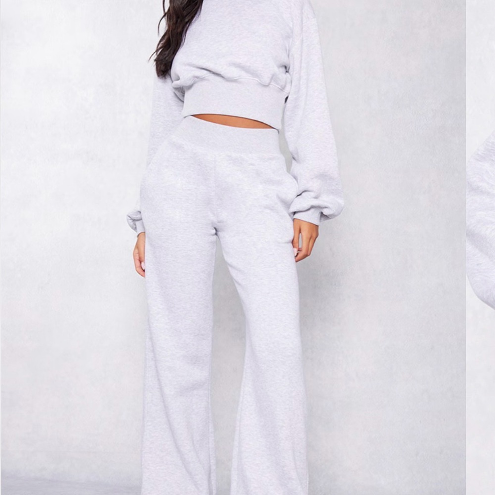 PrettyLittleThing Light Gray Joggers